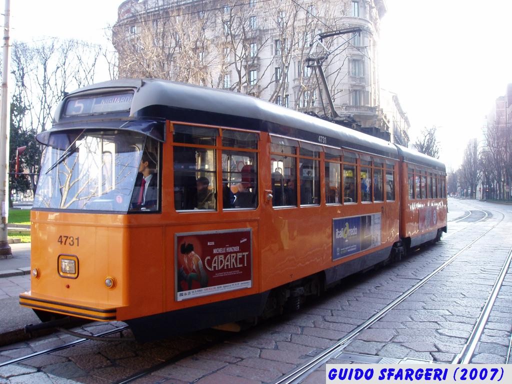 Una nuova vita per i tram 4700: primi giorni di servizio della vettura 4731  :: Segnalazione a Milano